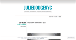 Desktop Screenshot of juliedodgenyc.com