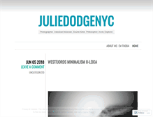Tablet Screenshot of juliedodgenyc.com